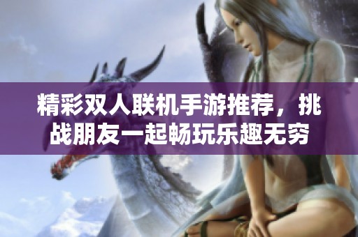 精彩双人联机手游推荐，挑战朋友一起畅玩乐趣无穷