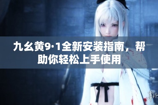九幺黄9·1全新安装指南，帮助你轻松上手使用