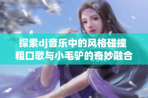 探索dj音乐中的风格碰撞 粗口歌与小毛驴的奇妙融合