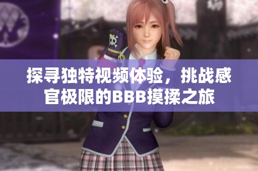 探寻独特视频体验，挑战感官极限的BBB摸揉之旅