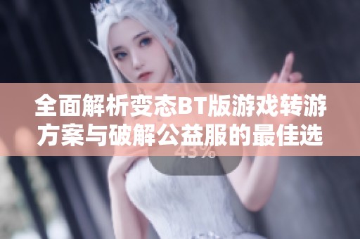 全面解析变态BT版游戏转游方案与破解公益服的最佳选择指南