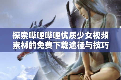 探索哔哩哔哩优质少女视频素材的免费下载途径与技巧