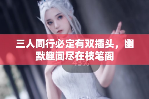 三人同行必定有双插头，幽默趣闻尽在枝笔阁