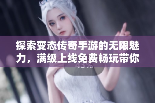 探索变态传奇手游的无限魅力，满级上线免费畅玩带你体验超爽游戏乐趣