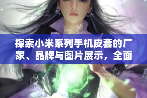 探索小米系列手机皮套的厂家、品牌与图片展示，全面了解最优质的选择与最新资讯