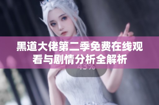 黑道大佬第二季免费在线观看与剧情分析全解析