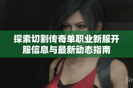 探索切割传奇单职业新服开服信息与最新动态指南