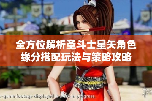 全方位解析圣斗士星矢角色缘分搭配玩法与策略攻略