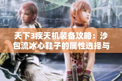 天下3疾天机装备攻略：沙包流冰心鞋子的属性选择与心得分享