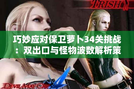 巧妙应对保卫萝卜34关挑战：双出口与怪物波数解析策略分享