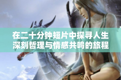 在二十分钟短片中探寻人生深刻哲理与情感共鸣的旅程