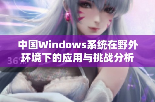 中国Windows系统在野外环境下的应用与挑战分析