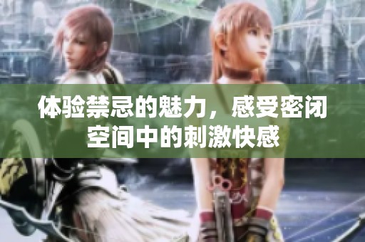 体验禁忌的魅力，感受密闭空间中的刺激快感