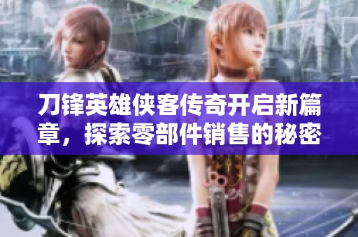 刀锋英雄侠客传奇开启新篇章，探索零部件销售的秘密与机遇