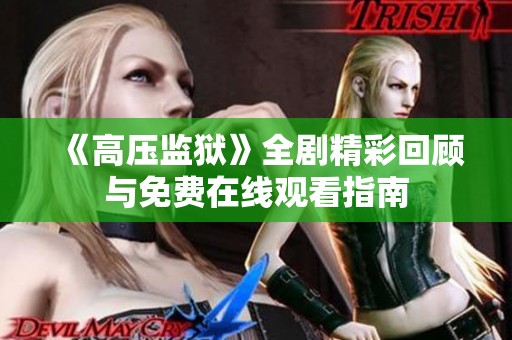 《高压监狱》全剧精彩回顾与免费在线观看指南
