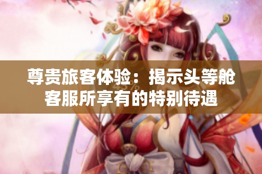 尊贵旅客体验：揭示头等舱客服所享有的特别待遇