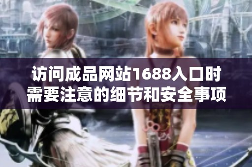 访问成品网站1688入口时需要注意的细节和安全事项