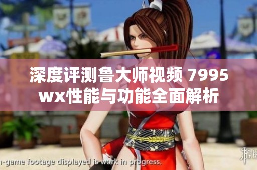 深度评测鲁大师视频 7995wx性能与功能全面解析