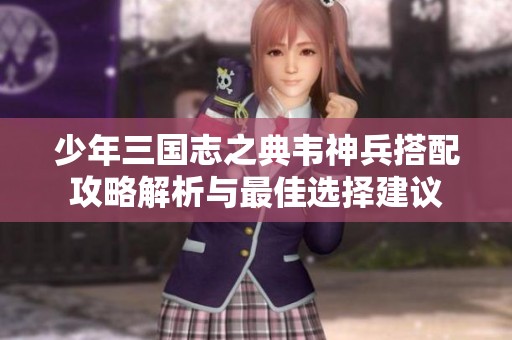 少年三国志之典韦神兵搭配攻略解析与最佳选择建议