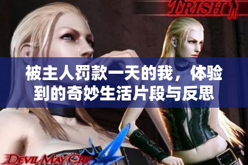 被主人罚款一天的我，体验到的奇妙生活片段与反思