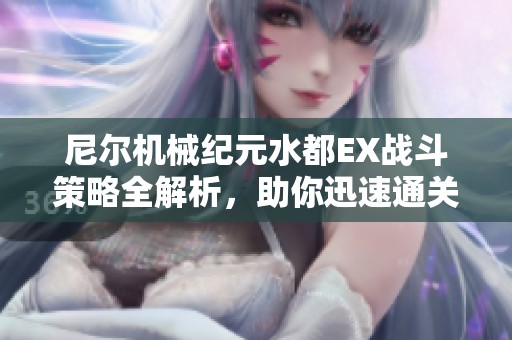 尼尔机械纪元水都EX战斗策略全解析，助你迅速通关攻略