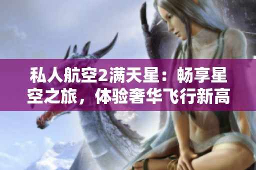 私人航空2满天星：畅享星空之旅，体验奢华飞行新高度
