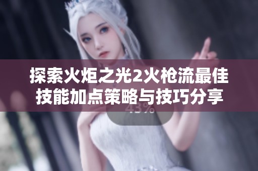 探索火炬之光2火枪流最佳技能加点策略与技巧分享