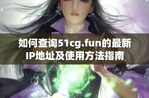 如何查询51cg.fun的最新IP地址及使用方法指南