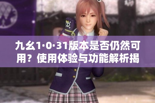 九幺1·0·31版本是否仍然可用？使用体验与功能解析揭秘