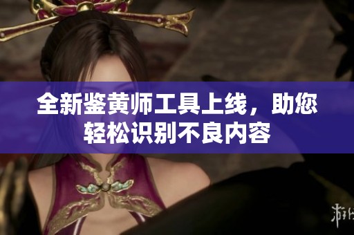 全新鉴黄师工具上线，助您轻松识别不良内容