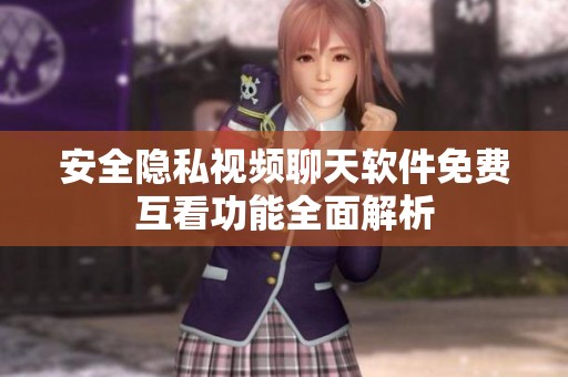 安全隐私视频聊天软件免费互看功能全面解析