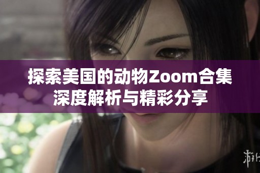 探索美国的动物Zoom合集深度解析与精彩分享
