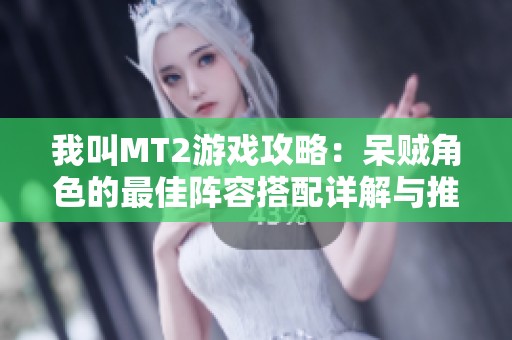 我叫MT2游戏攻略：呆贼角色的最佳阵容搭配详解与推荐