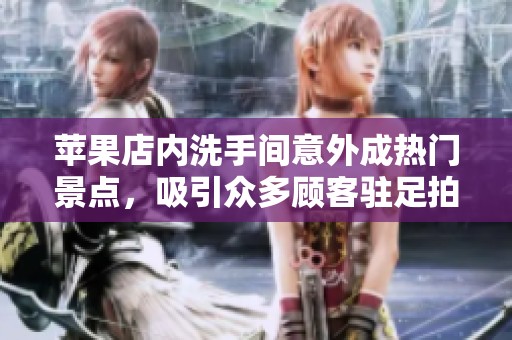 苹果店内洗手间意外成热门景点，吸引众多顾客驻足拍摄视频