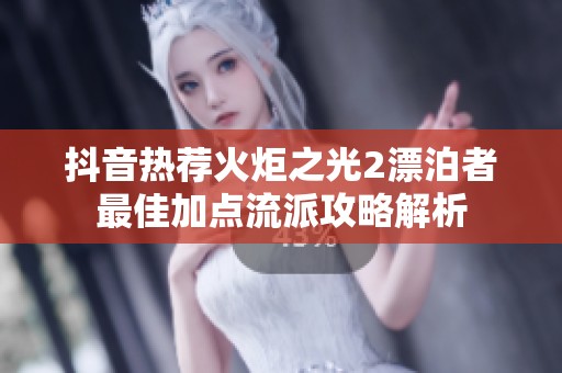 抖音热荐火炬之光2漂泊者最佳加点流派攻略解析