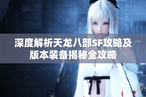 深度解析天龙八部SF攻略及版本装备揭秘全攻略