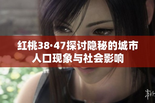 红桃38·47探讨隐秘的城市人口现象与社会影响