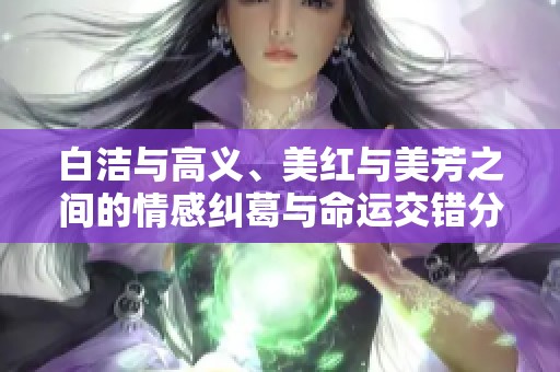 白洁与高义、美红与美芳之间的情感纠葛与命运交错分析