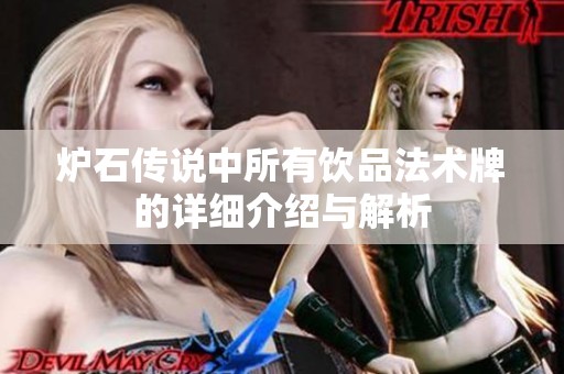 炉石传说中所有饮品法术牌的详细介绍与解析