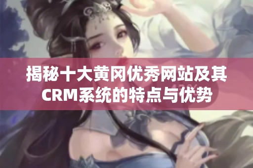 揭秘十大黄冈优秀网站及其CRM系统的特点与优势