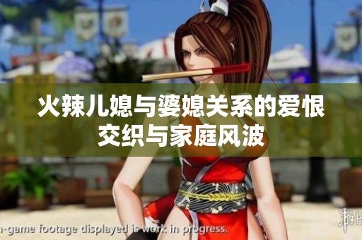 火辣儿媳与婆媳关系的爱恨交织与家庭风波