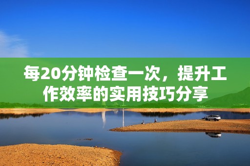 每20分钟检查一次，提升工作效率的实用技巧分享
