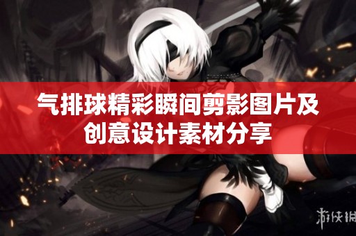 气排球精彩瞬间剪影图片及创意设计素材分享