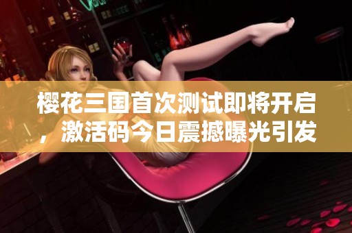 樱花三国首次测试即将开启，激活码今日震撼曝光引发热潮