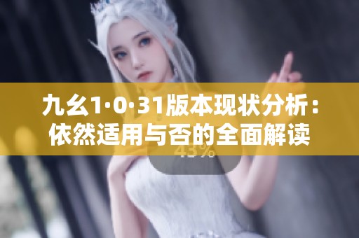 九幺1·0·31版本现状分析：依然适用与否的全面解读