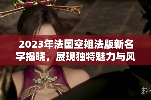 2023年法国空姐法版新名字揭晓，展现独特魅力与风格