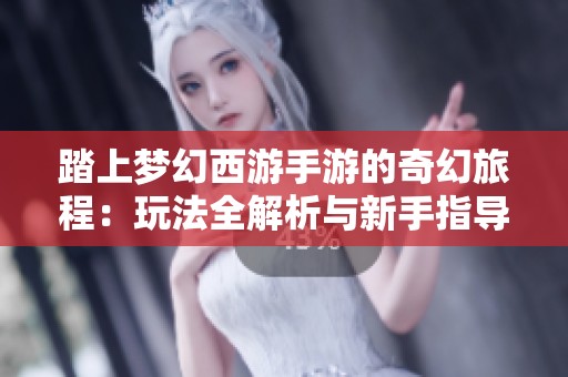 踏上梦幻西游手游的奇幻旅程：玩法全解析与新手指导