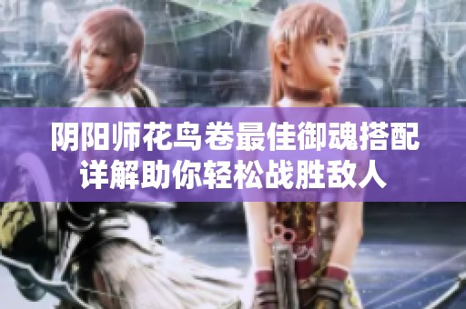 阴阳师花鸟卷最佳御魂搭配详解助你轻松战胜敌人