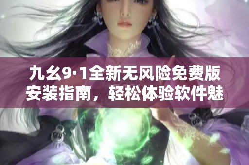 九幺9·1全新无风险免费版安装指南，轻松体验软件魅力