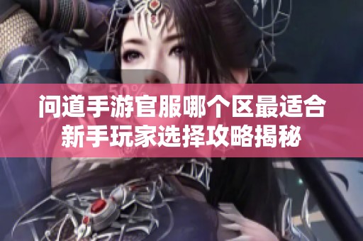 问道手游官服哪个区最适合新手玩家选择攻略揭秘